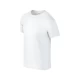 Tricou unisex bumbac 153g/m2, Gildan 64000 Alb Tricou unisex bumbac 153g/m2, Gildan 64000 Alb