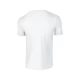 Tricou unisex bumbac 153g/m2, Gildan 64000 Alb Tricou unisex bumbac 153g/m2, Gildan 64000 Alb