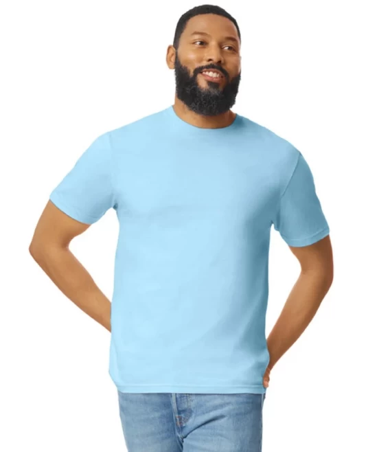 Tricou unisex  bumbac 153g/m2, Gildan 64000, Albastru deschis Tricou unisex  bumbac 153g/m2, Gildan 64000, Albastru deschis