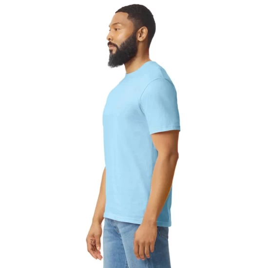 Tricou unisex bumbac 153g/m2, Gildan 64000, Albastru deschis Tricou unisex bumbac 153g/m2, Gildan 64000, Albastru deschis