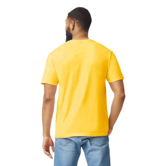 Tricou unisex bumbac 153g/m2, Gildan 64000 Galben Tricou unisex bumbac 153g/m2, Gildan 64000 Galben