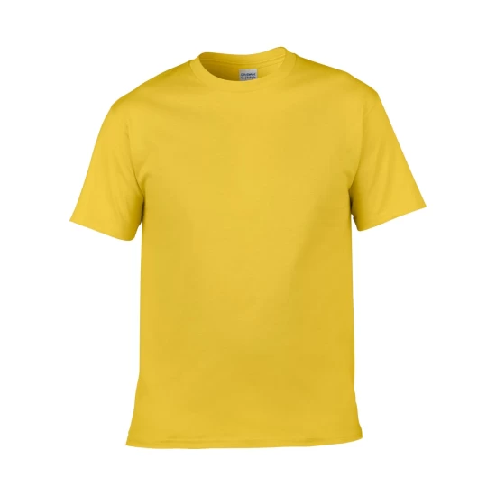 Tricou unisex bumbac 153g/m2, Gildan 64000 Galben Tricou unisex bumbac 153g/m2, Gildan 64000 Galben