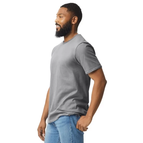 Tricou unisex bumbac 153g/m2, Gildan 64000 Gri Tricou unisex bumbac 153g/m2, Gildan 64000 Gri