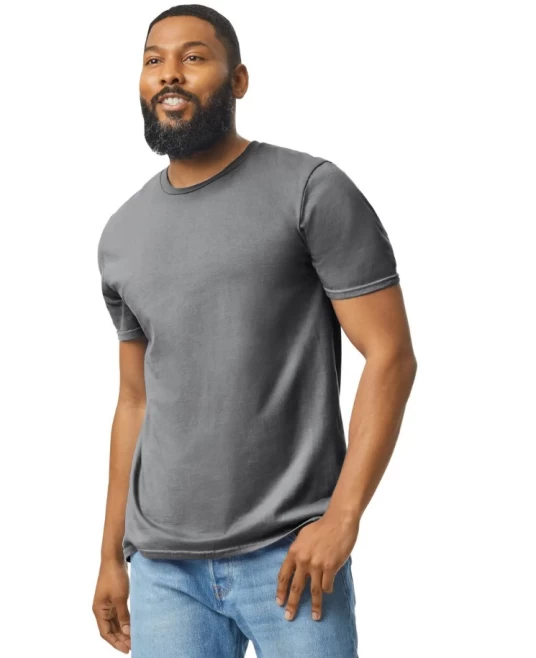 Tricou unisex  bumbac 153g/m2, Gildan 64000 Gri inchis