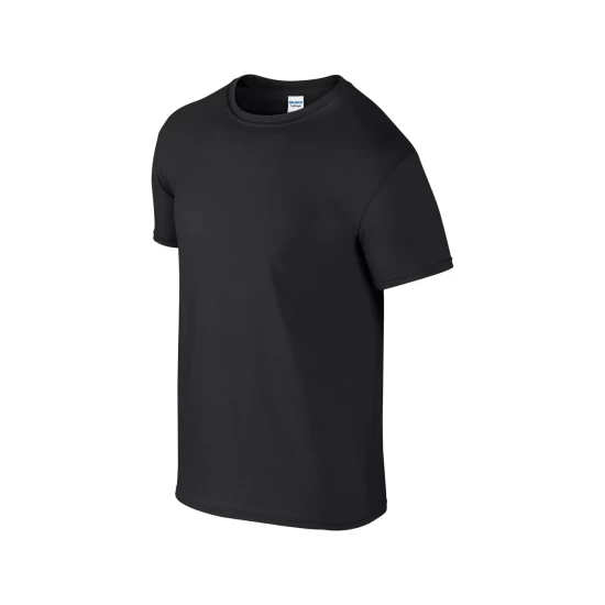 Tricou unisex bumbac 153g/m2, Gildan 64000 Negru Tricou unisex bumbac 153g/m2, Gildan 64000 Negru