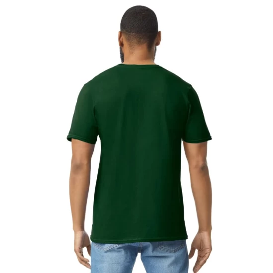 Tricou unisex bumbac 153g/m2, Gildan 64000 Verde inchis Tricou unisex bumbac 153g/m2, Gildan 64000 Verde inchis