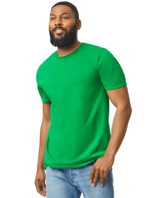 Tricou unisex  bumbac 153g/m2, Gildan 64000 Verde Tricou unisex  bumbac 153g/m2, Gildan 64000 Verde