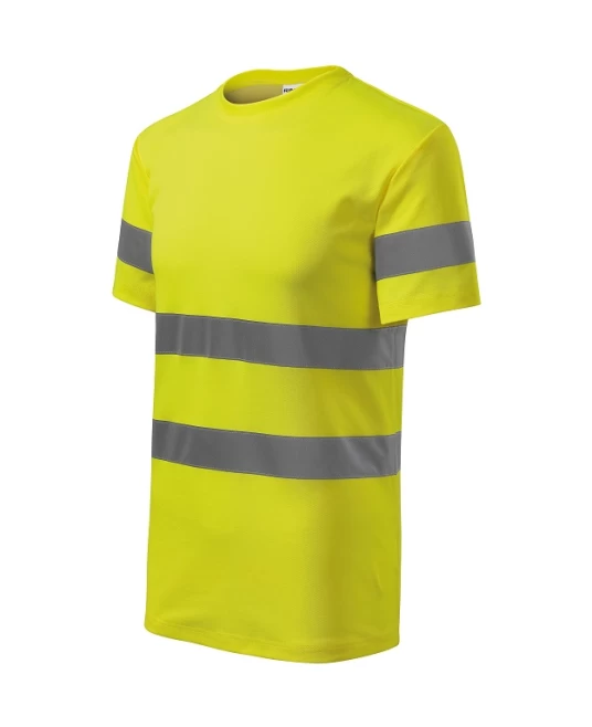 Tricou Hi-Vis dungi reflectorizante,  55% bumbac,  Galben Tricou Hi-Vis dungi reflectorizante,  55% bumbac,  Galben
