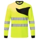 Tricou Hi-Vis slimfit cu maneca lunga, continut ridicat din bumbac 55%, Galben-Negru Tricou Hi-Vis slimfit cu maneca lunga, continut ridicat din bumbac 55%, Galben-Negru