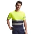 Tricou HiVis cu 55% bumbac, 170 g/mp Galben/Bleumarin