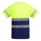 Tricou Hi-Vis, continut ridicat din bumbac, 170 g/mp, Galben/Bleumarin Tricou Hi-Vis, continut ridicat din bumbac, 170 g/mp, Galben/Bleumarin