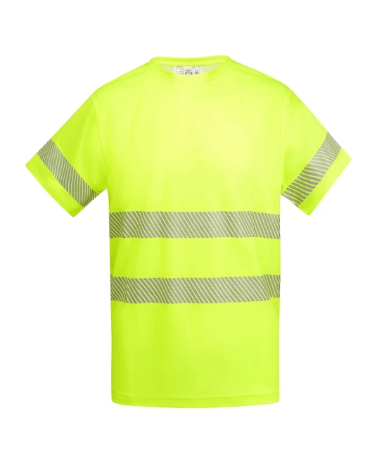 Tricou HiVis cu 55% bumbac, 170 g/mp Galben Tricou HiVis cu 55% bumbac, 170 g/mp Galben