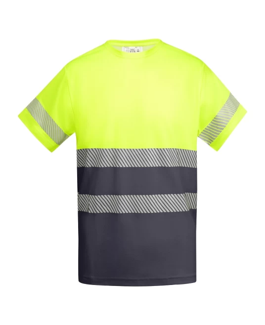 Tricou HiVis cu 55% bumbac, 170 g/mp Galben/Gri Tricou HiVis cu 55% bumbac, 170 g/mp Galben/Gri