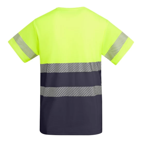 Tricou Hi-Vis, continut ridicat din bumbac, 170 g/mp, Galben/Gri Tricou Hi-Vis, continut ridicat din bumbac, 170 g/mp, Galben/Gri