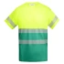 Tricou HiVis cu 55% bumbac, 170 g/mp Galben/Verde