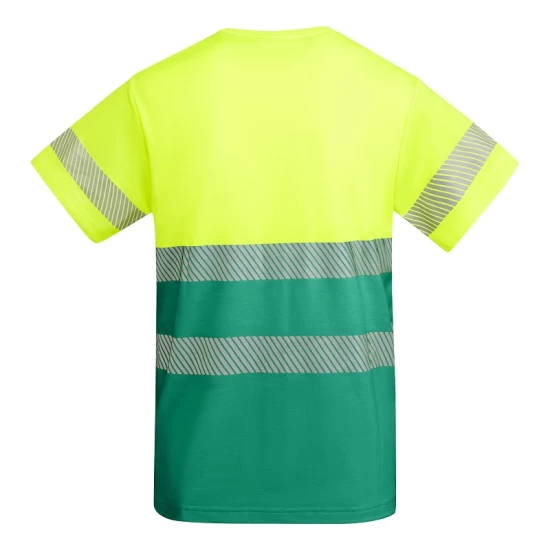 Tricou Hi-Vis, continut ridicat din bumbac, 170 g/mp, Galben/Verde Tricou Hi-Vis, continut ridicat din bumbac, 170 g/mp, Galben/Verde