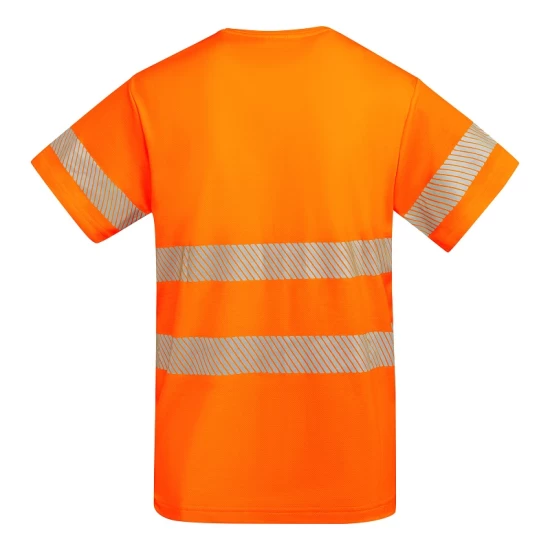 Tricou Hi-Vis, continut ridicat din bumbac, 170 g/mp, Portocaliu Tricou Hi-Vis, continut ridicat din bumbac, 170 g/mp, Portocaliu