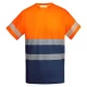 Tricou Hi-Vis, continut ridicat din bumbac, 170 g/mp, Portocaliu/Bleumarin Tricou Hi-Vis, continut ridicat din bumbac, 170 g/mp, Portocaliu/Bleumarin