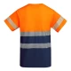 Tricou Hi-Vis, continut ridicat din bumbac, 170 g/mp, Portocaliu/Bleumarin Tricou Hi-Vis, continut ridicat din bumbac, 170 g/mp, Portocaliu/Bleumarin