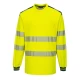 Tricou HiVis premium, maneca lunga, 55% bumbac, 45% poliester, 175g/m2, Galben-Bleumarin Tricou HiVis premium, maneca lunga, 55% bumbac, 45% poliester, 175g/m2, Galben-Bleumarin