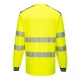Tricou HiVis premium, maneca lunga, 55% bumbac, 45% poliester, 175g/m2, Galben-Bleumarin Tricou HiVis premium, maneca lunga, 55% bumbac, 45% poliester, 175g/m2, Galben-Bleumarin