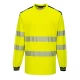 Tricou HiVis premium, maneca lunga, 55% bumbac, 45% poliester, 175g/m2, Galben-Negru Tricou HiVis premium, maneca lunga, 55% bumbac, 45% poliester, 175g/m2, Galben-Negru