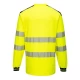Tricou HiVis premium, maneca lunga, 55% bumbac, 45% poliester, 175g/m2, Galben-Negru Tricou HiVis premium, maneca lunga, 55% bumbac, 45% poliester, 175g/m2, Galben-Negru