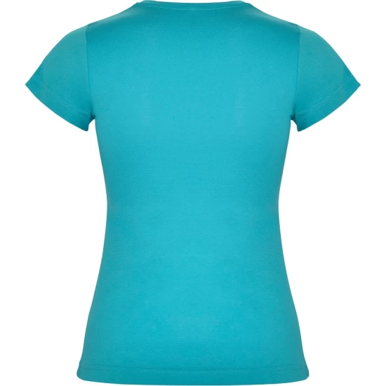 Tricou maneca scurta femei, densitate 155g/mp, albastru turcoaz Tricou maneca scurta femei, densitate 155g/mp, albastru turcoaz
