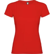 Tricou maneca scurta femei, densitate 155g/mp, rosu