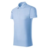 Tricou polo barbati, 170g/m2 Malfini Joy P21, albastru deschis
