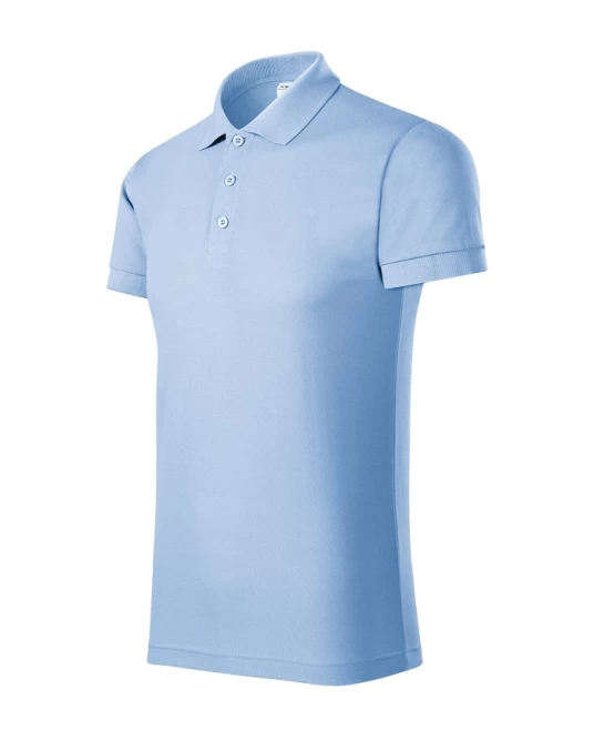 Tricou polo barbati, 170g/m2 Malfini Joy P21, albastru deschis Tricou polo barbati, 170g/m2 Malfini Joy P21, albastru deschis