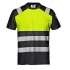 Tricou  HiVis premium, 55% bumbac, 175g/m2, negru-galben