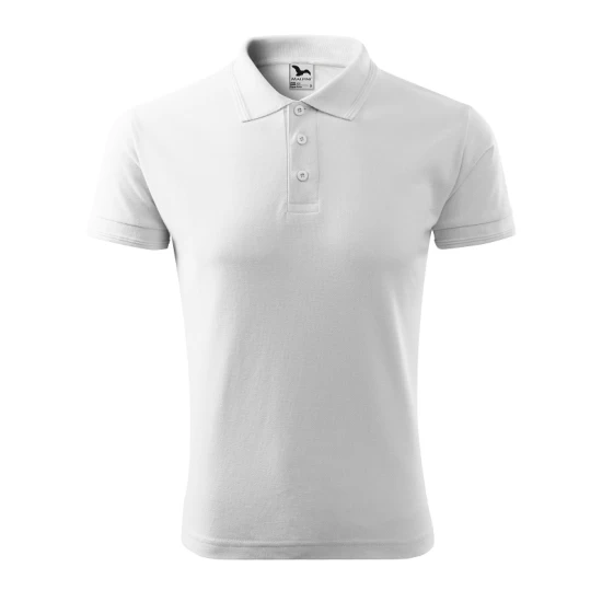 Tricou polo barbati 200g/m2 Malfini Pique Polo 203, Alb Tricou polo barbati 200g/m2 Malfini Pique Polo 203, Alb