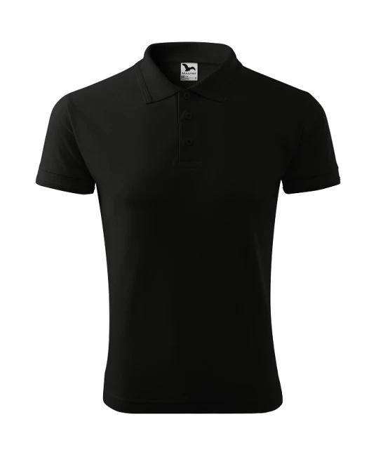 Tricou polo barbati 200g/m2 Malfini Pique Polo 203, Negru