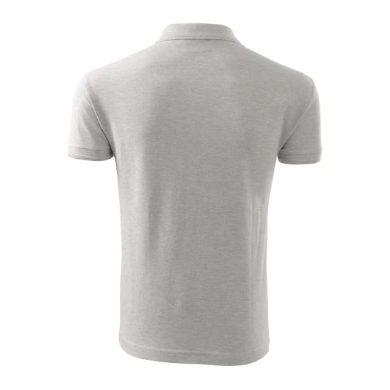 Tricou polo barbati 200g/m2 Malfini Pique Polo 203, Gri deschis Tricou polo barbati 200g/m2 Malfini Pique Polo 203, Gri deschis