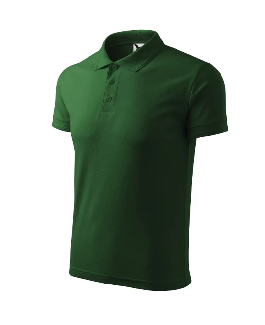 Tricou polo barbati 200g/m2 Malfini Pique Polo 203, Verde sticla Tricou polo barbati 200g/m2 Malfini Pique Polo 203, Verde sticla