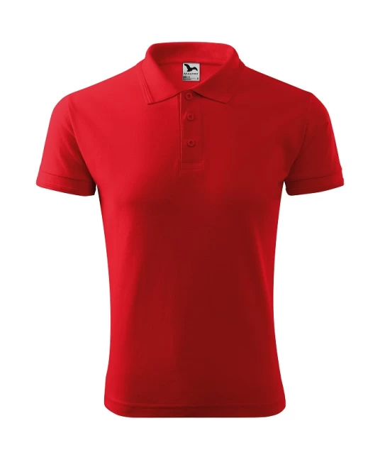 Tricou polo barbati 200g/m2 Malfini Pique Polo 203, Rosu