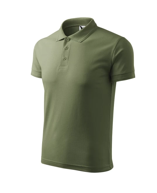 Tricou polo barbati 200g/m2 Malfini Pique Polo 203, Khaki Tricou polo barbati 200g/m2 Malfini Pique Polo 203, Khaki