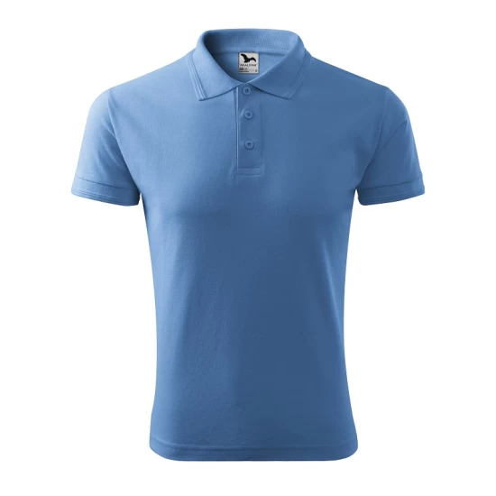 Tricou polo barbati 200g/m2 Malfini Pique Polo 203, Albastru deschis Tricou polo barbati 200g/m2 Malfini Pique Polo 203, Albastru deschis