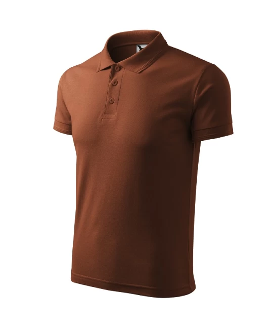 Tricou polo barbati 200g/m2 Malfini Pique Polo 203, Maro Ciocolatiu Tricou polo barbati 200g/m2 Malfini Pique Polo 203, Maro Ciocolatiu