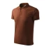 Tricou polo barbati 200g/m2 Malfini Pique Polo 203, Maro Ciocolatiu