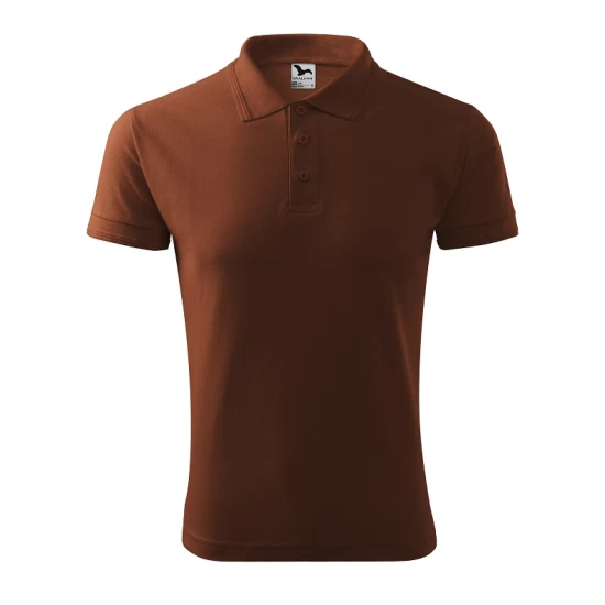 Tricou polo barbati 200g/m2 Malfini Pique Polo 203, Maro Ciocolatiu Tricou polo barbati 200g/m2 Malfini Pique Polo 203, Maro Ciocolatiu