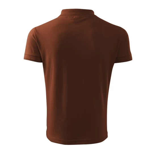 Tricou polo barbati 200g/m2 Malfini Pique Polo 203, Maro Ciocolatiu Tricou polo barbati 200g/m2 Malfini Pique Polo 203, Maro Ciocolatiu
