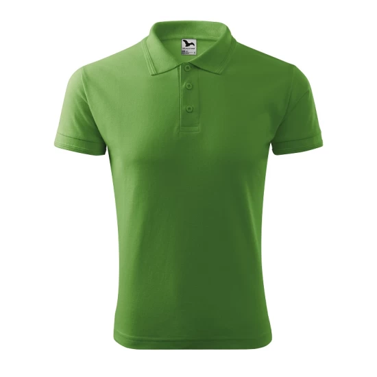 Tricou polo barbati 200g/m2 Malfini Pique Polo 203, Verde iarba Tricou polo barbati 200g/m2 Malfini Pique Polo 203, Verde iarba