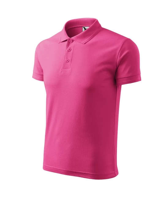 Tricou polo barbati 200g/m2 Malfini Pique Polo 203, Roz Magenta Tricou polo barbati 200g/m2 Malfini Pique Polo 203, Roz Magenta