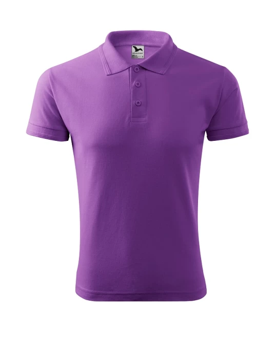 Tricou polo barbati 200g/m2 Malfini Pique Polo 203, Violet