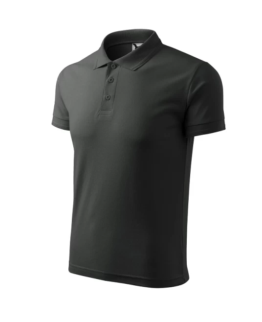 Tricou polo barbati 200g/m2 Malfini Pique Polo 203, Gri ardezie Tricou polo barbati 200g/m2 Malfini Pique Polo 203, Gri ardezie