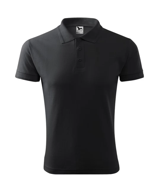 Tricou polo barbati 200g/m2 Malfini Pique Polo 203, ebony grey Tricou polo barbati 200g/m2 Malfini Pique Polo 203, ebony grey