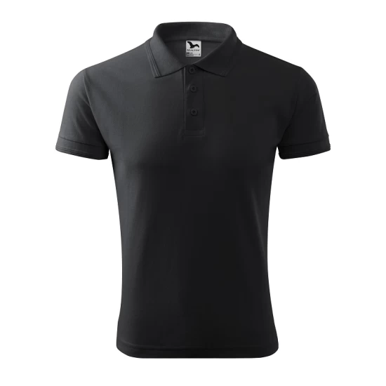 Tricou polo barbati 200g/m2 Malfini Pique Polo 203, ebony grey Tricou polo barbati 200g/m2 Malfini Pique Polo 203, ebony grey