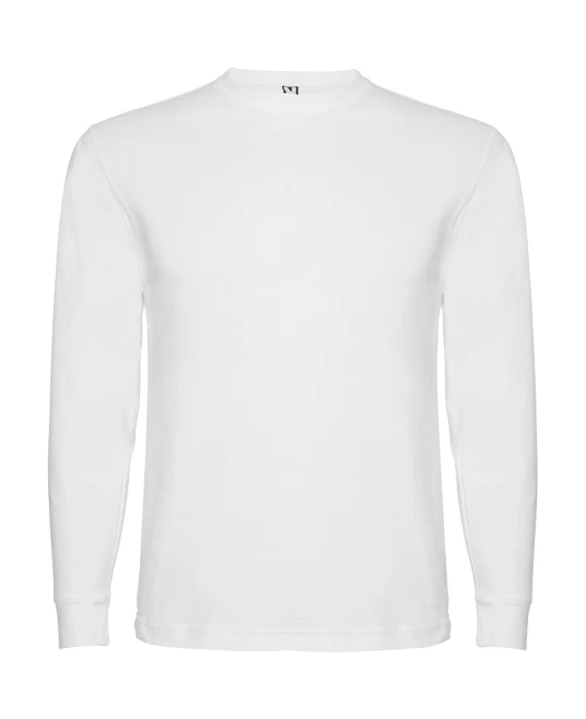 Tricou maneca lunga si manseta, bumbac 165g/m2, alb Tricou maneca lunga si manseta, bumbac 165g/m2, alb
